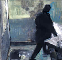 Assise dans la salle d'embarquement, Rosie Cesca ...